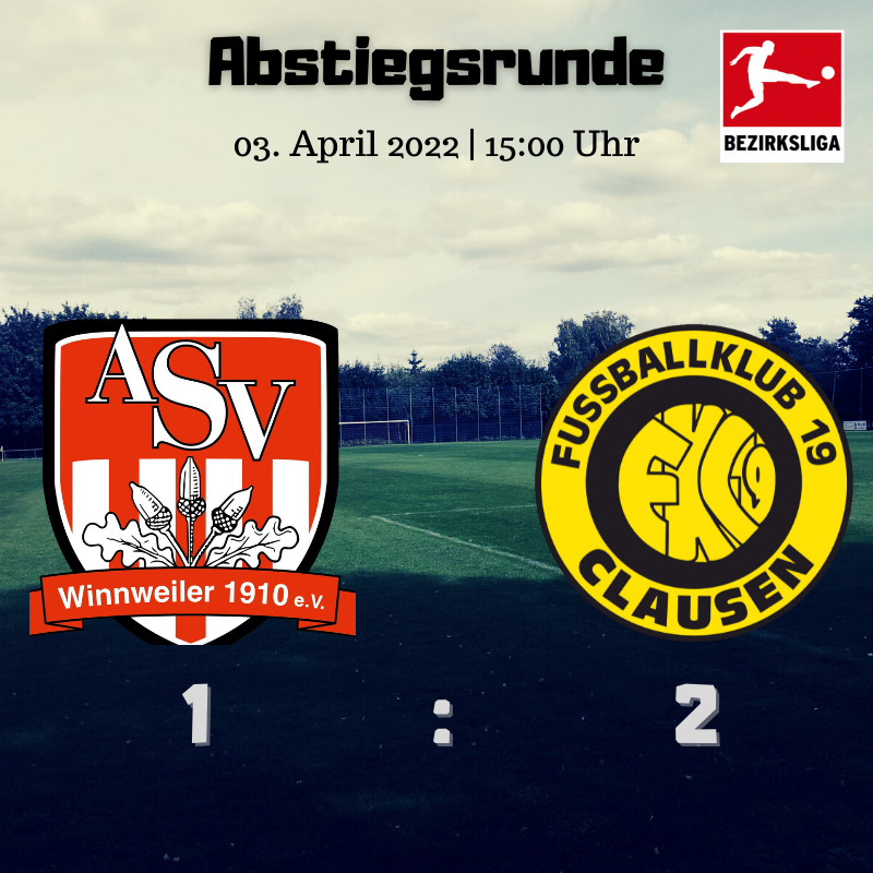 02. Spieltag Abstiegsrunde ASV Winnweiler FKC